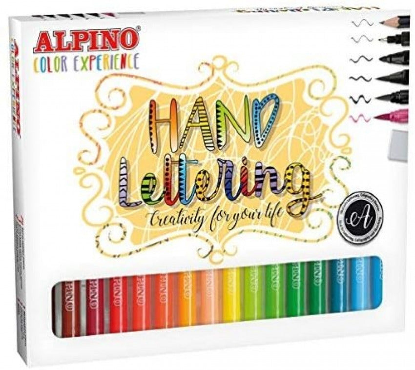 Set Alpino Color Hand Lettering libreriadavinci